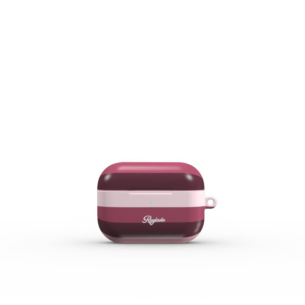 AirPod Case Berry Stripe