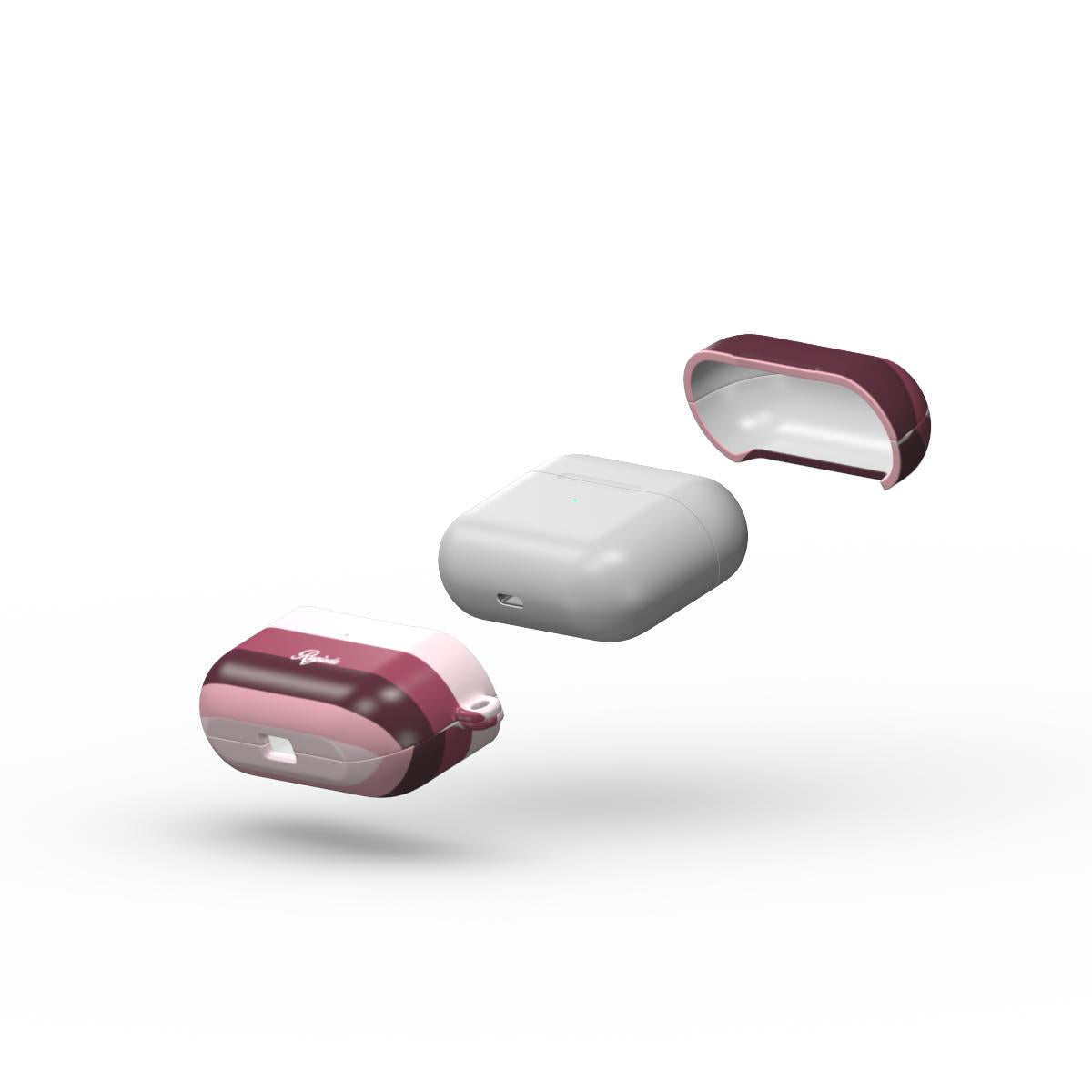 AirPod Case Berry Stripe